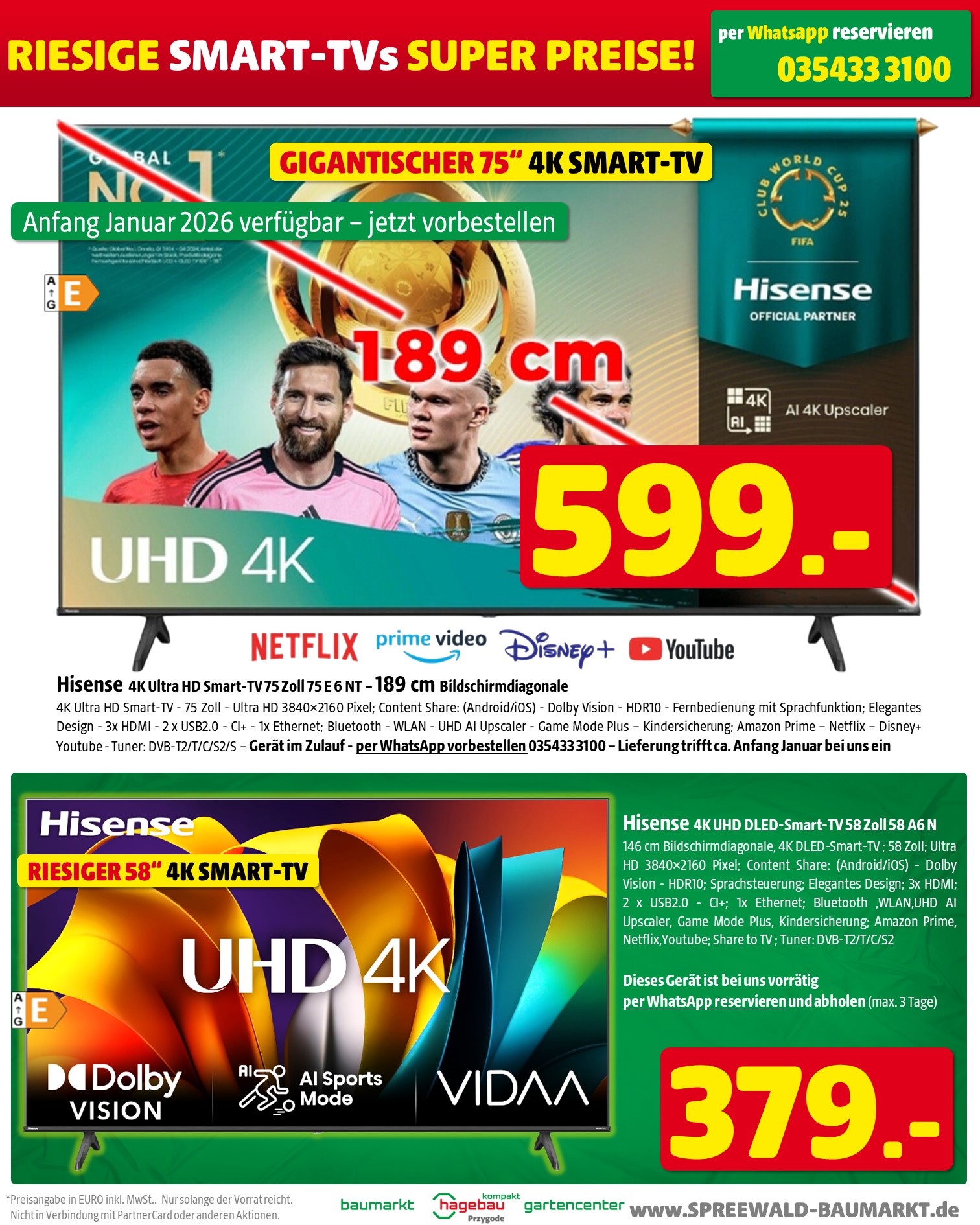 Fernseher - Smart-TVs