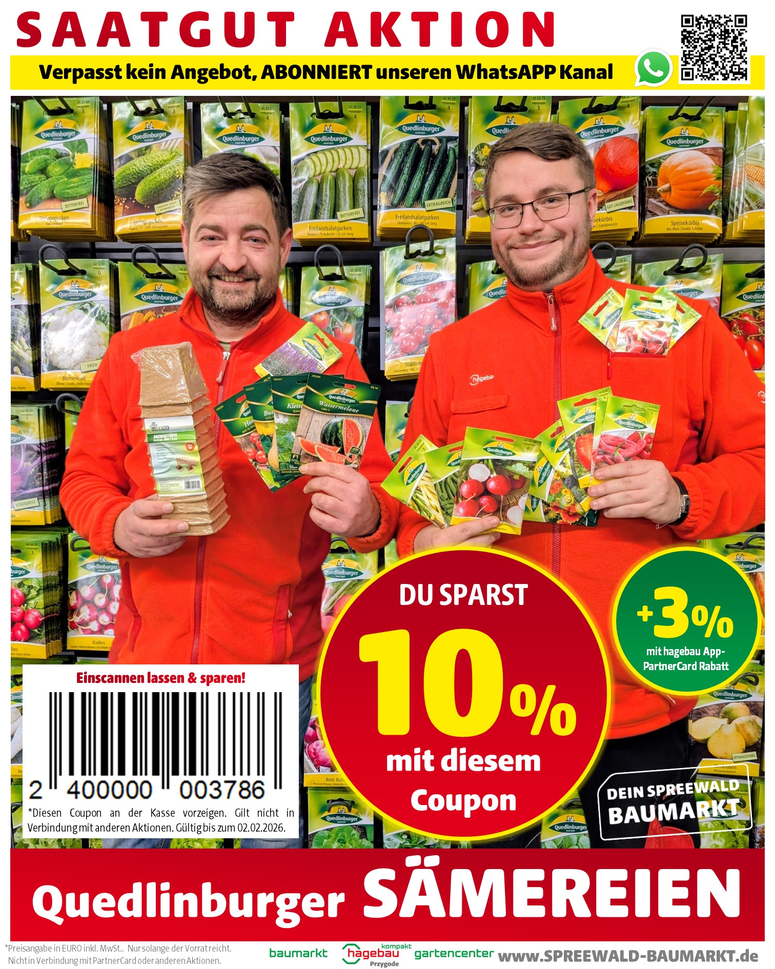 Saatgut / Sämereien